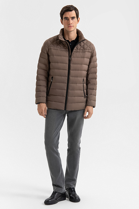 Куртка стеганая с водоотталкивающей обработкой, цвет Мокко