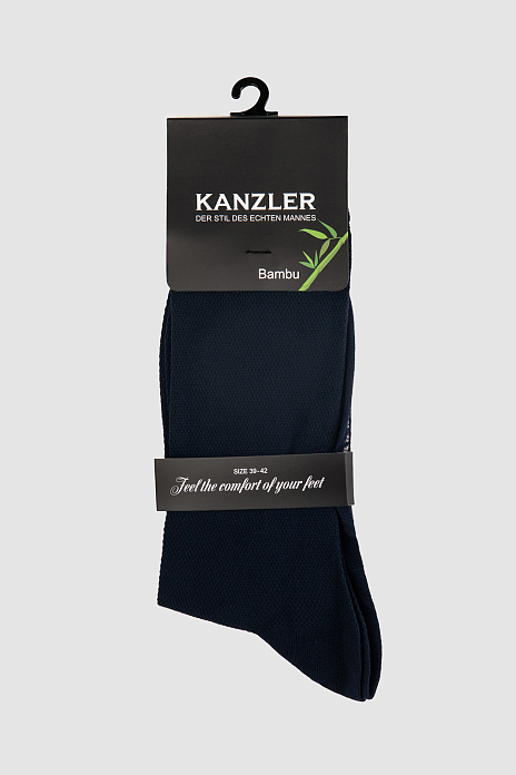 Носки из бамбука, цвет Синий темный