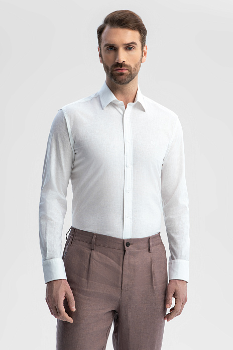 Сорочка из австрийской ткани Getzner, цвет Белый