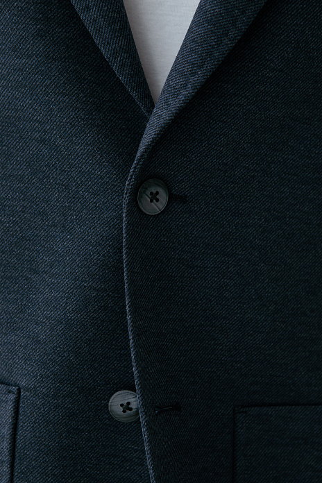 Пиджак однобортный, цвет Синий темный