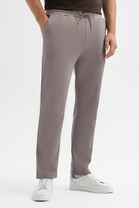 Брюки спортивные из хлопка, цвет Серый