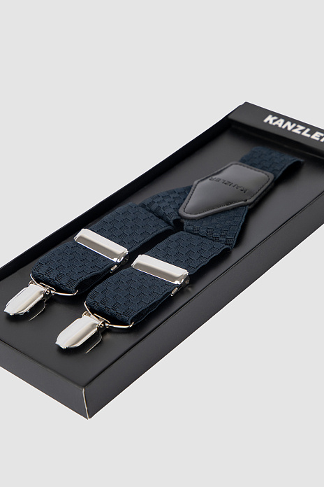 Подтяжки, цвет Синий темный