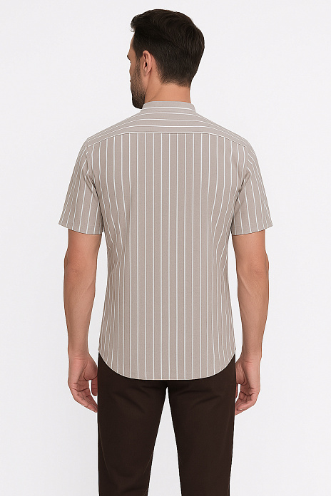 Сорочка с коротким рукавом из хлопка, лимитированная коллекция, цвет Мокко