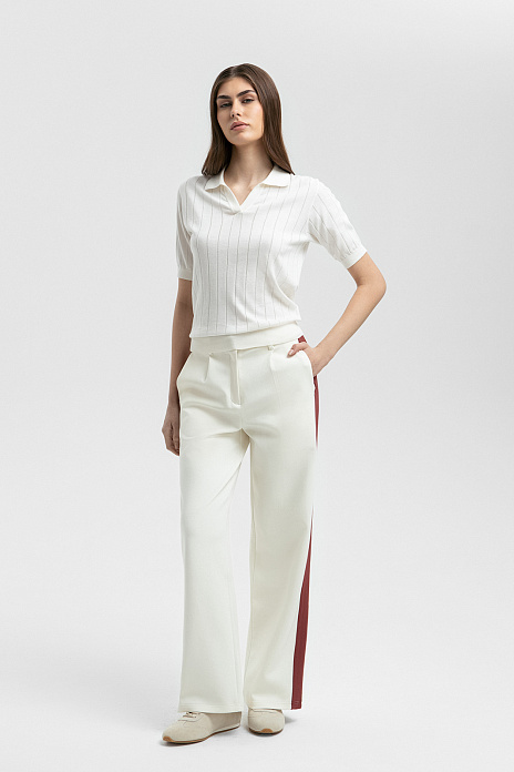 Брюки спортивные, цвет Белый