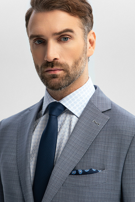 Пиджак из шерсти, устойчивой к сминанию, цвет Серый светлый