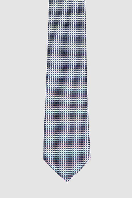 Галстук с узором, цвет Синий