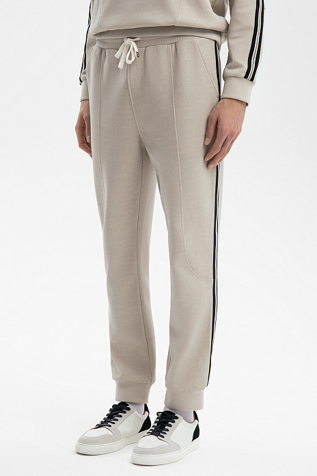 Брюки спортивные, цвет Бежевый светлый