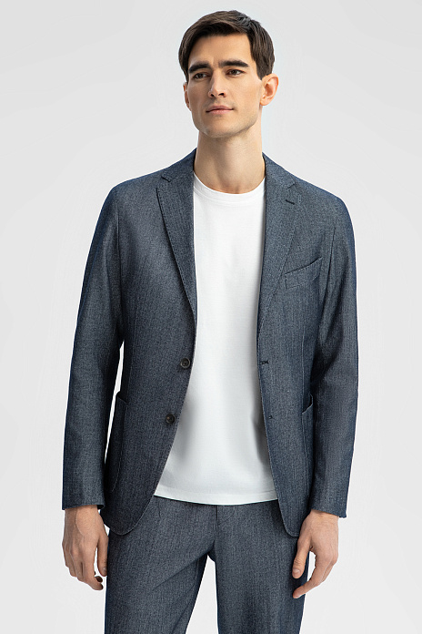 Костюм из хлопка и шерсти Lanificio TG di Fabio, лимитированная коллекция, цвет 