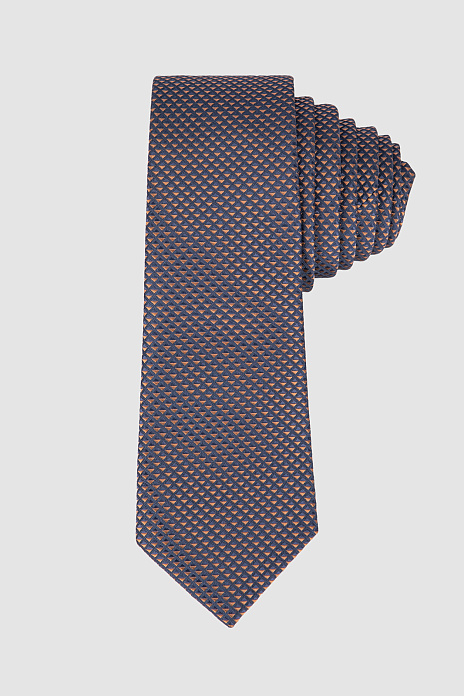 Галстук с узором коричневого цвета, цвет Коричневый