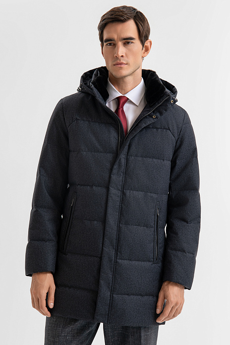 Куртка с водоотталкивающей обработкой, цвет Серый темный