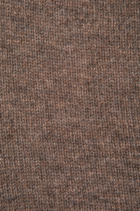 Шапка из шерсти и кашемира, цвет Коричневый меланж