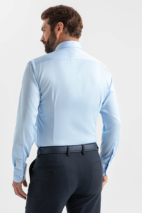 Сорочка из хлопка, легкая в уходе, цвет Голубой