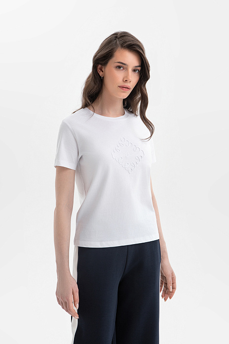 Футболка из хлопка, цвет Белый