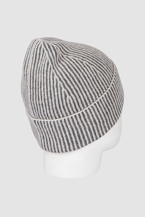 Шапка из шерсти, цвет Серый