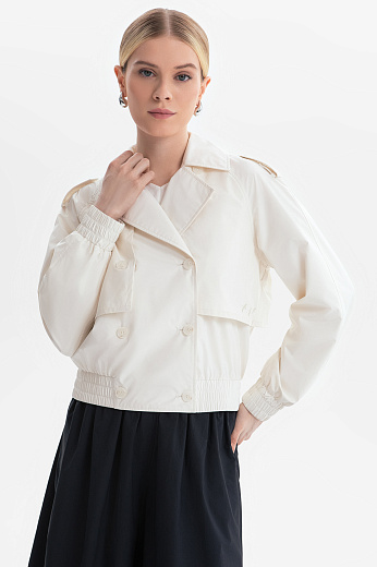 Куртка-тренч короткая