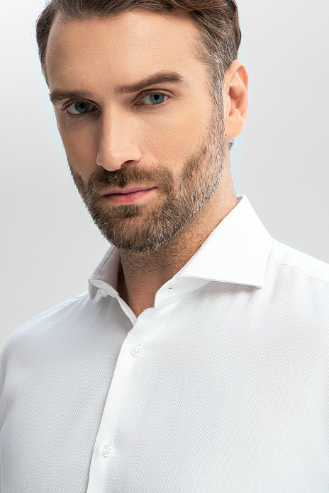 Сорочка из австрийской ткани Getzner с защитой от пятен, цвет Белый