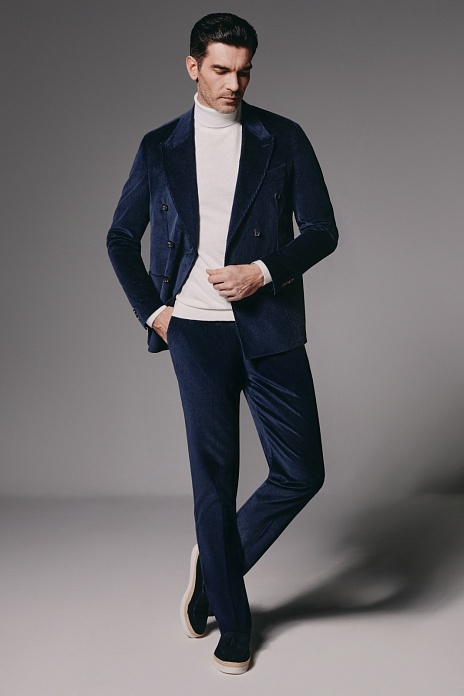 Костюм из вельвета Duca Visconti Di Modrone, лимитированная коллекция, цвет 