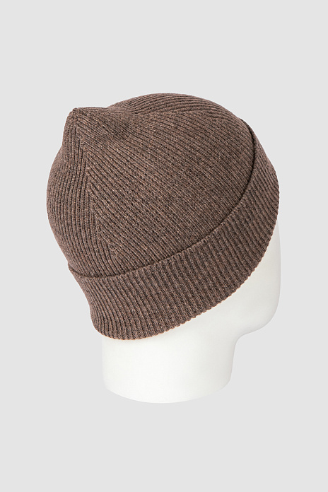 Шапка из шерсти и кашемира, цвет Мокко