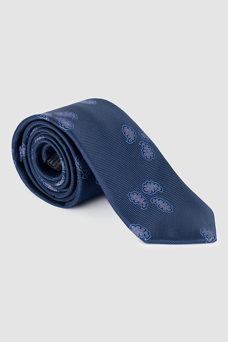 Галстук, цвет Синий темный