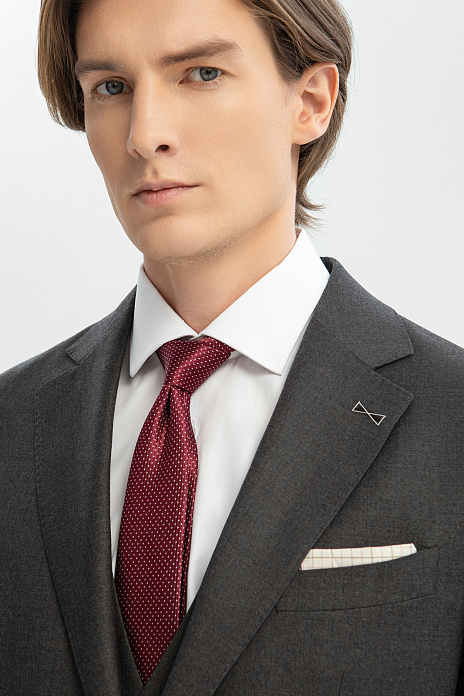 Пиджак из шерсти, устойчивой к сминанию, цвет Коричневый темный