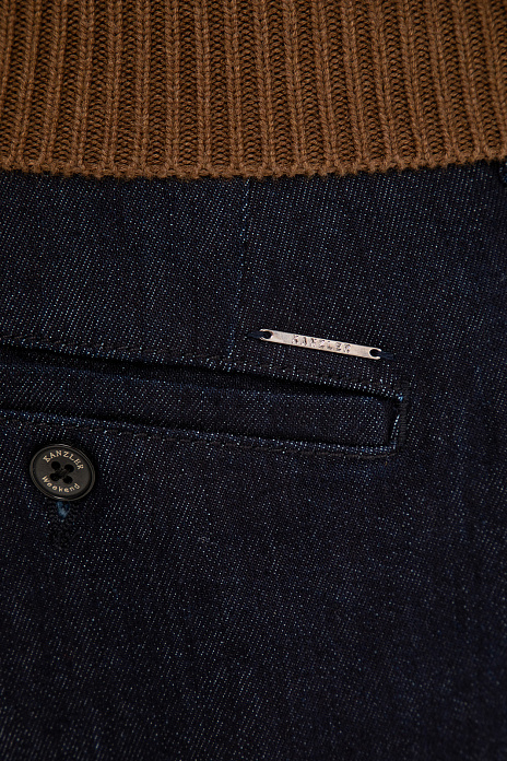 Джинсы прямого силуэта, цвет Синий темный