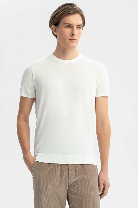 Футболка из хлопка Пима, цвет Молочный