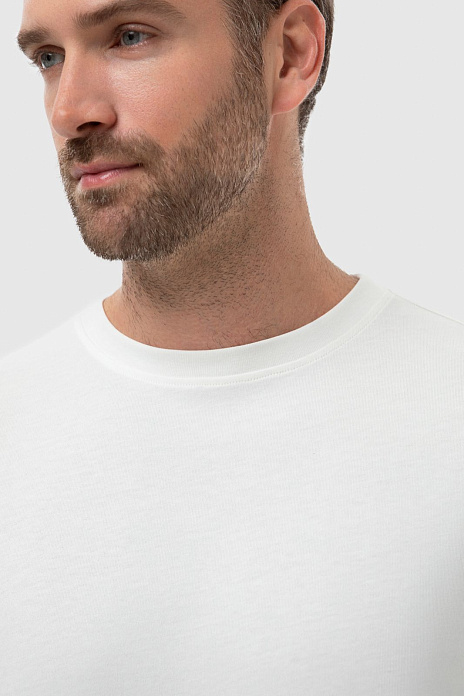 Футболка из хлопка оверсайз, цвет Белый