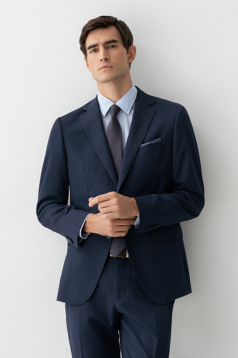 Пиджак из шерсти, устойчивой к сминанию