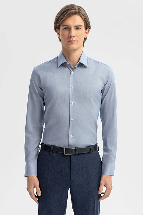 Сорочка из австрийской ткани Getzner, цвет Голубой