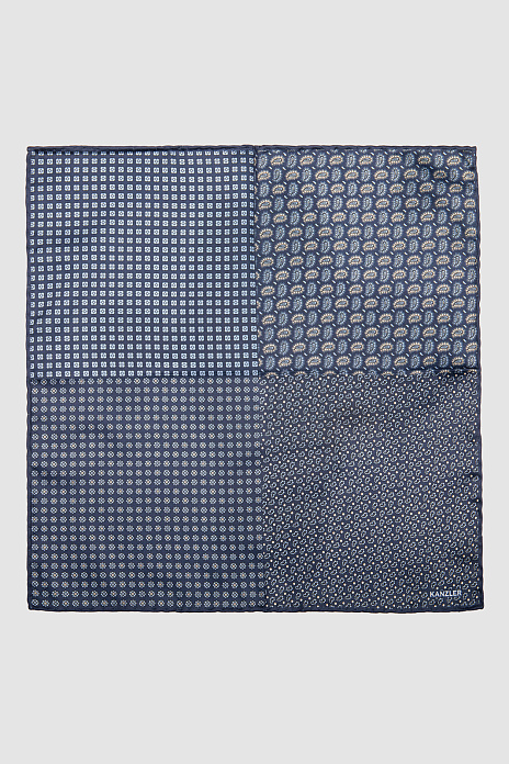 Платок нагрудный, цвет Синий темный