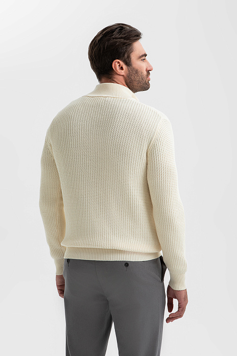 Свитер из хлопка, цвет Молочный