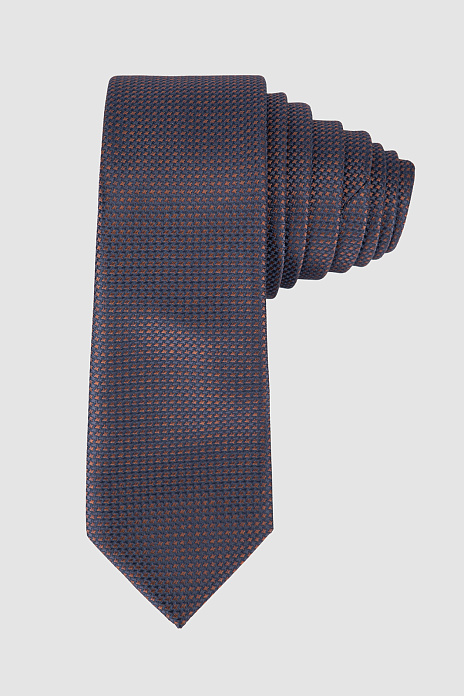 Галстук из микрофибры, коричневый, цвет Коричневый