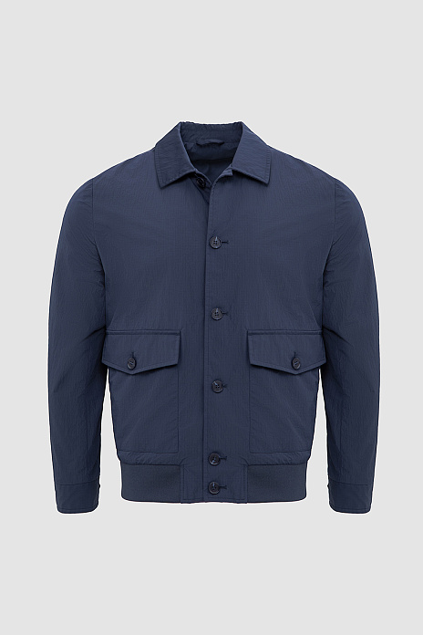 Куртка с водоотталкивающей обработкой, цвет Синий темный
