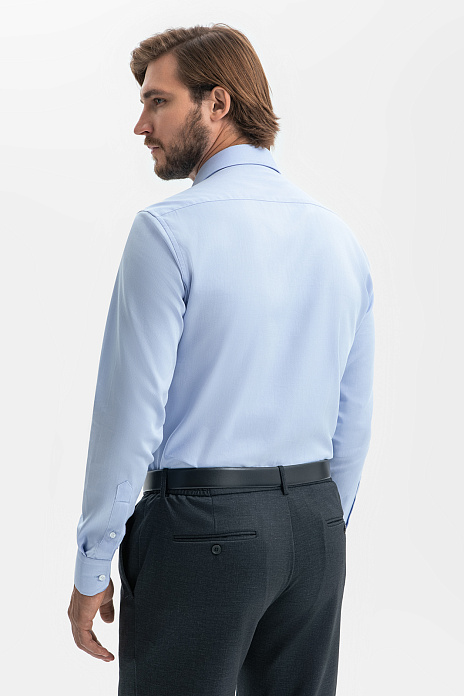 Сорочка из хлопка, устойчивого к сминанию, цвет Голубой