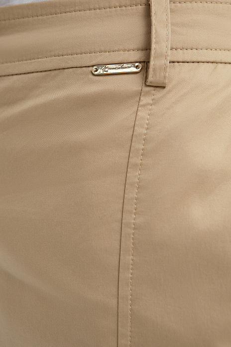 Брюки из хлопка, цвет Бежевый