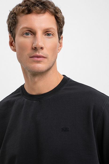 Футболка из хлопка, цвет Черный