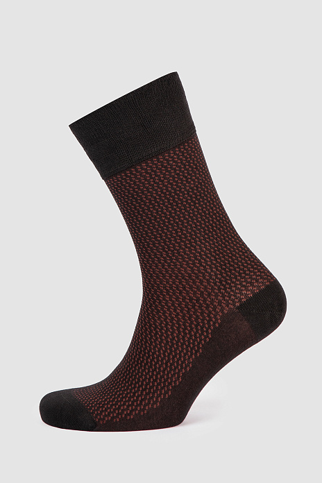 Носки с шелком, черный цвет, цвет Черный