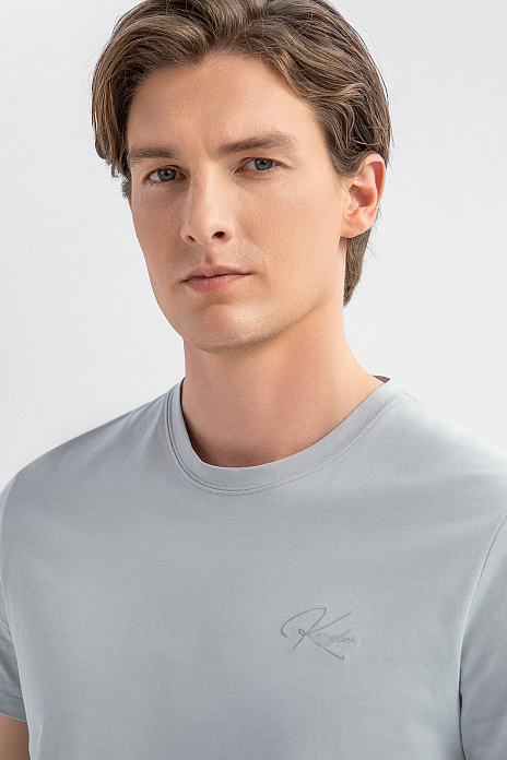 Футболка из хлопка, цвет Серый