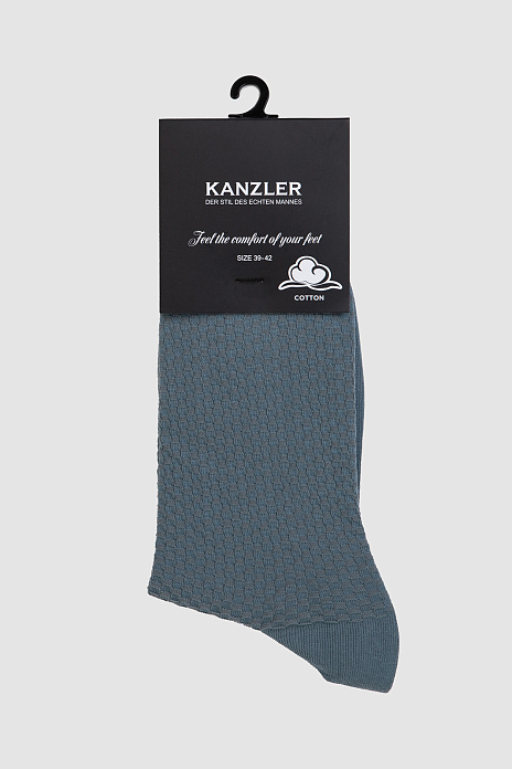 Хлопковые носки, цвет Синий темный