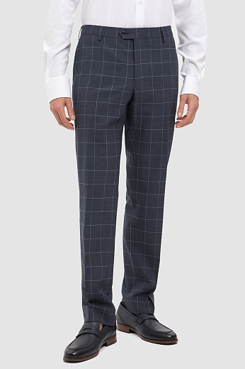 Брюки из шерсти, устойчивой к сминанию