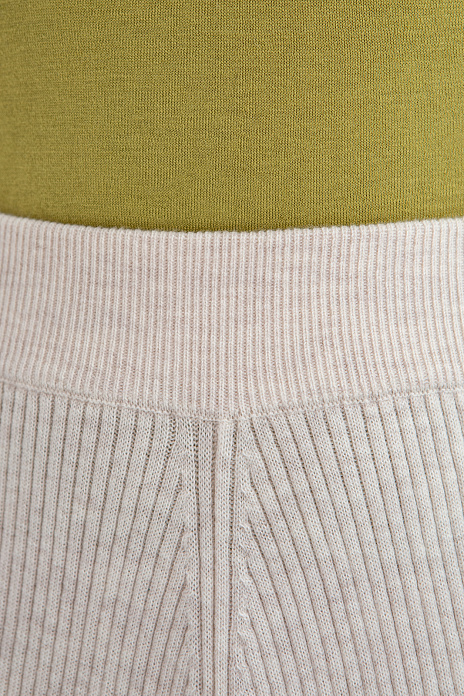 Юбка из шерсти и кашемира, цвет Бежевый